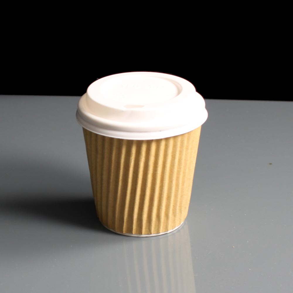 White 4oz Plastic Coffee Cup Lids