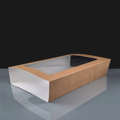 Sleeve for Large Kraft Sandwich Platter Base