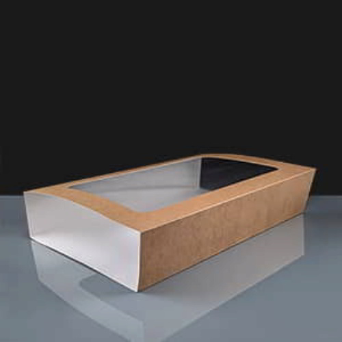 Sleeve for Large Kraft Sandwich Platter Base
