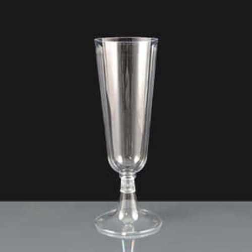 2 Piece Plastic Champagne Glasses / Flutes | 3 for 2 Offer