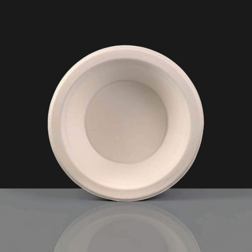 12oz / 340ml White Shallow Bagasse Bowl