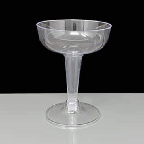 2 Piece Plastic Cocktail Glasses