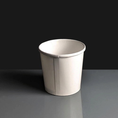 12oz White Paper Soup Container 