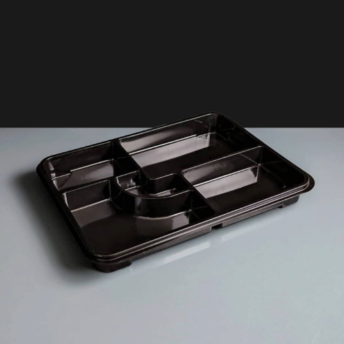 Faerch Bento Snack / Meal Box Base - Black