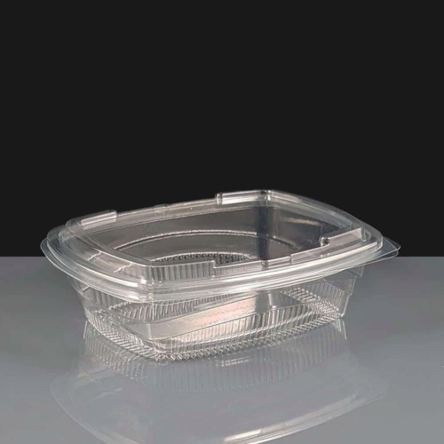 750cc Anson Fresco Clear Hinged Salad Containers