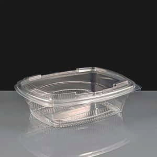 750cc Anson Fresco Clear Hinged Salad Containers