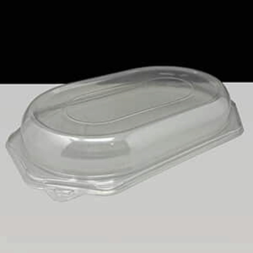 Small Octagonal Clear Sandwich Platter Lid: Box of 100