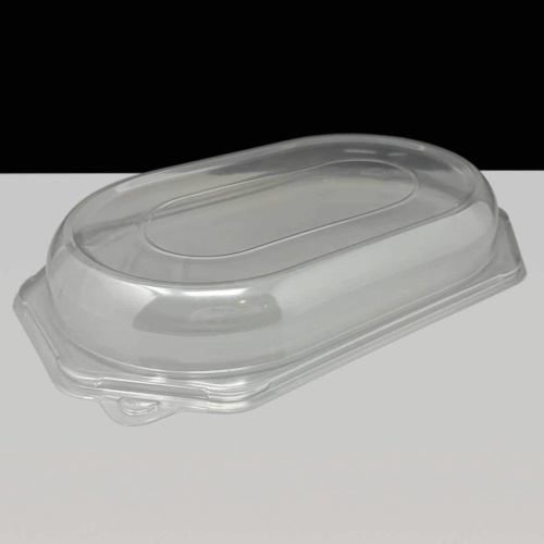 Large Octagonal Clear Sandwich Platter Lid: Box of 50
