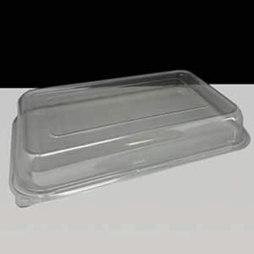 Large ANSON Clear Sandwich Platter Lids