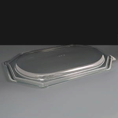 Large Octagonal Clear Sandwich Platter Bases