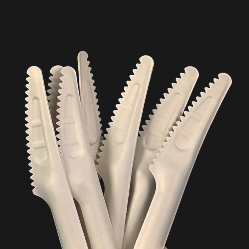 Premium White Compostable Bagasse Knife