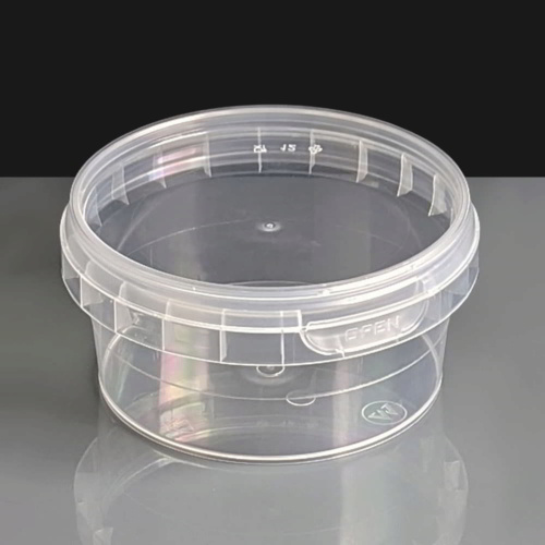 180ml Clear Round 93mm Diameter Tamperproof Container and Lid