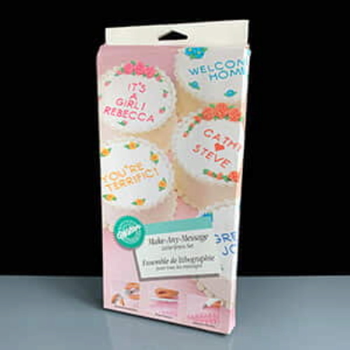 Wilton - 61 Piece Alphabet Message Press Set