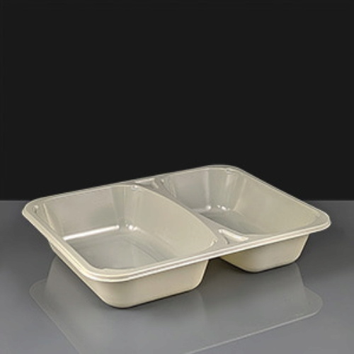 Faerch CPET Evolve 2 Compartment Dual Ovenable Tray