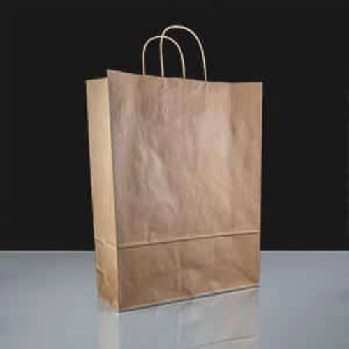 Twisted Handle Brown Paper Bags - 32 x 41cm