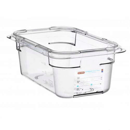 GN1/4 Airtight Polycarbonate Food Storage Container 2600ml