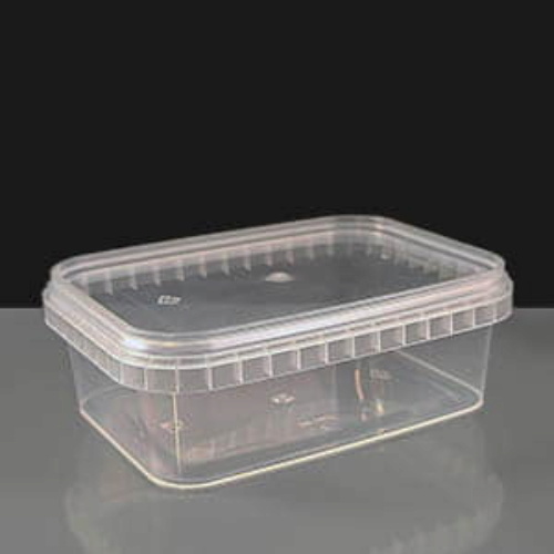 280ml Rectangular Tamperproof Container and Lid 