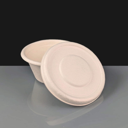 2oz Compostable Sauce Pots & Lids