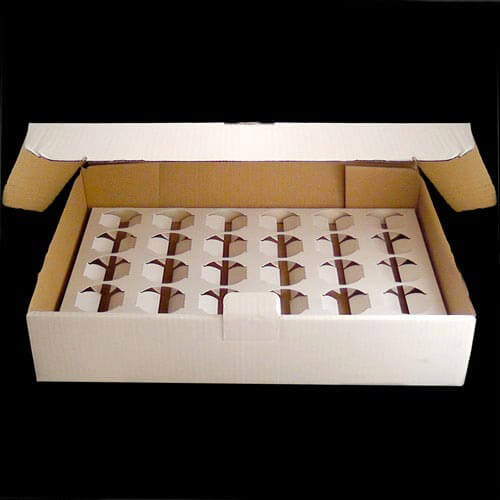 25 or 30 Hole Cupcake Boxes For Easy Transport (Pack 3)