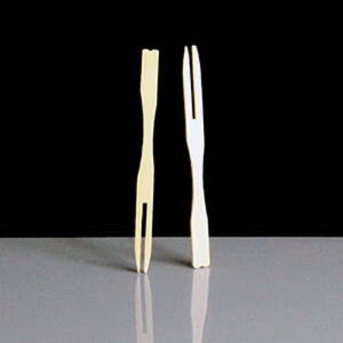 315W Wooden 90mm Bamboo Buffet Forks