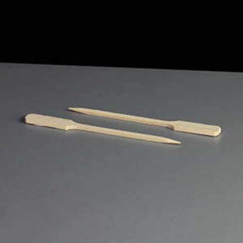 Wooden Bamboo Paddle Skewer 90mm