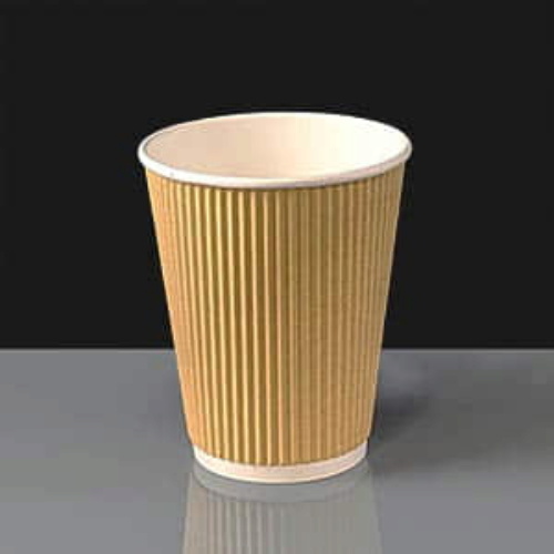 8oz Kraft Ripple Paper Coffee Cup | 3 for 2 Offer