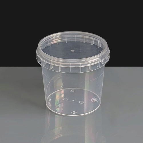 365ml Clear Round 93mm Diameter Tamperproof Container