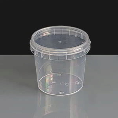 365ml Clear Round 93mm Diameter Tamperproof Container