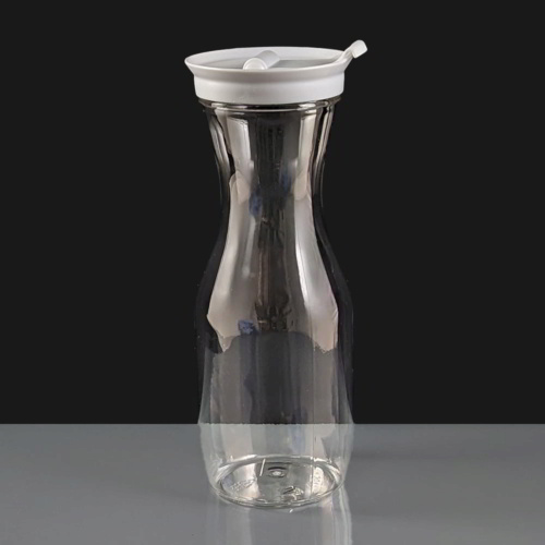 Plastic Wine Carafe with White Lid 750ml