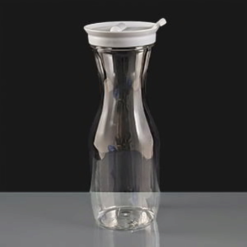 Plastic Wine Carafe with White Lid 750ml