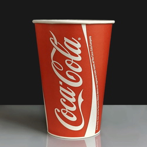 16oz Coke Cold Drink Paper Cup