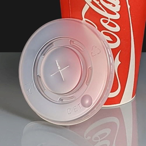 Straw-slot Lid To Fit 16oz & 22oz Paper Cups