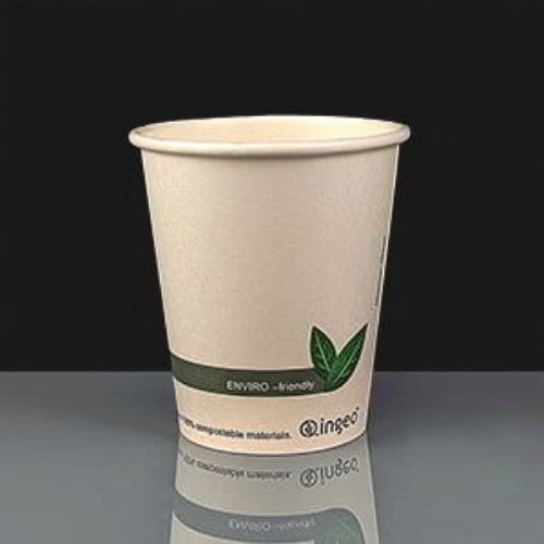 8oz INGEO Compostable Paper Coffee Cup