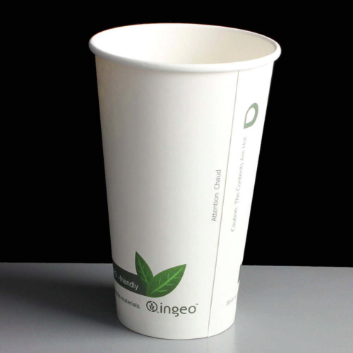 16oz INGEO Compostable Paper Coffee Cups