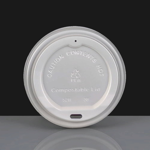 Compostable Sip-Thru Lid for 8oz INGEO Paper Cup