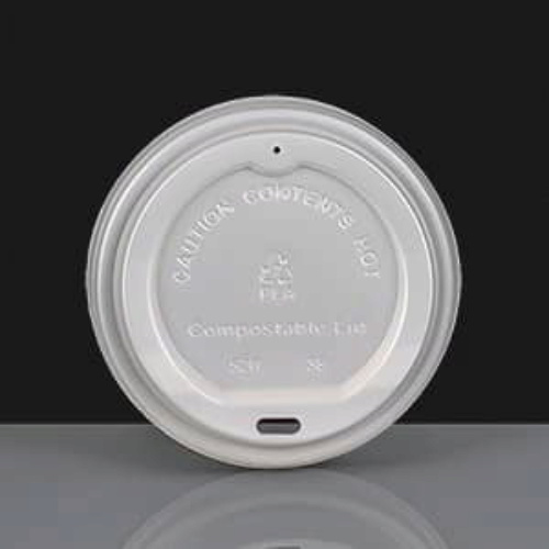 Compostable Sip-Thru Lid for 8oz INGEO Paper Cup
