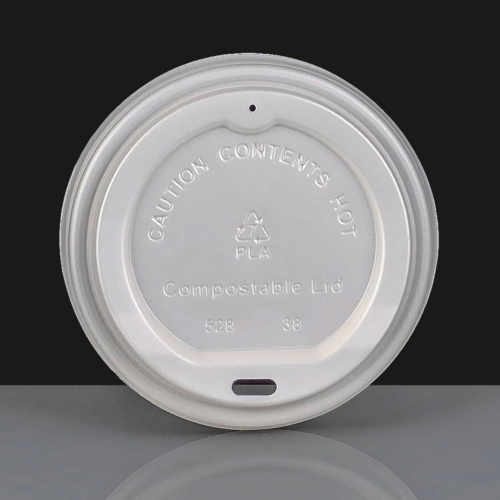 Compostable Sip-Thru Lid for 12 & 16oz INGEO Paper Cup