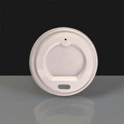 Ingeo White Compostable Lid 4oz Paper Coffee Cups