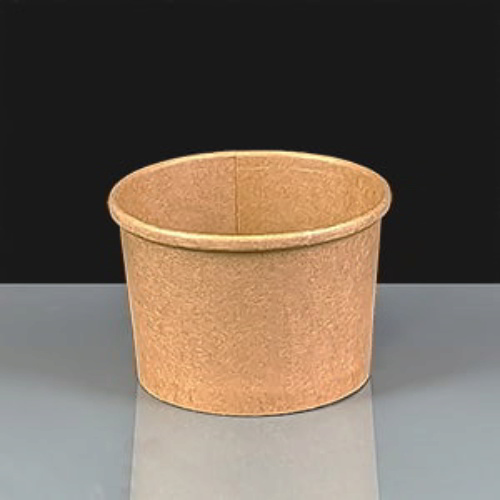 8oz Kraft Heavy Duty Paper Soup Container 