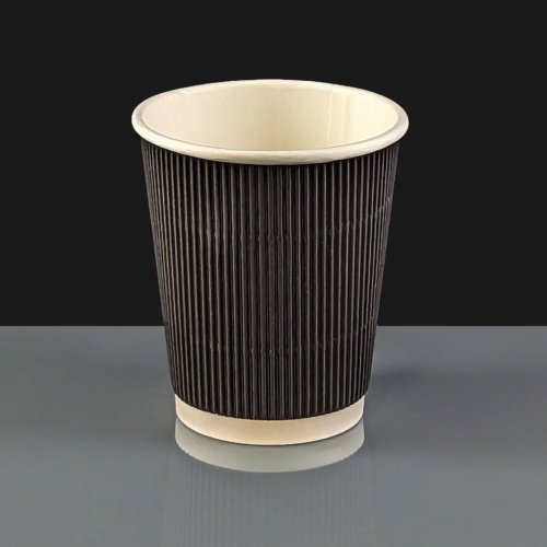 8oz Black Paper Coffee Cup