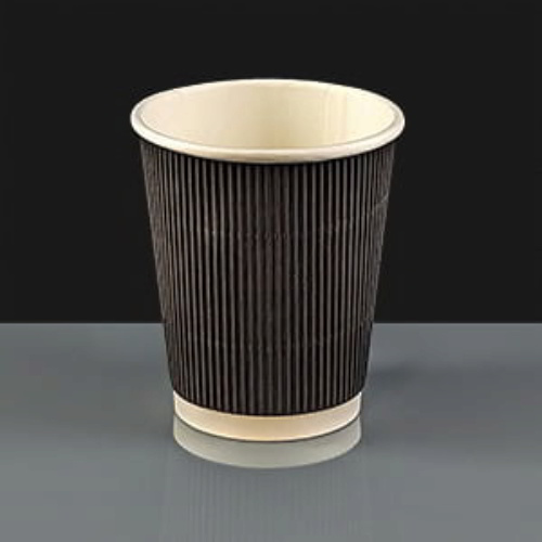 8oz Black Paper Coffee Cup