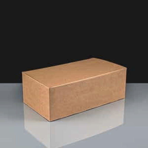 Kraft Medium Compostable Chicken Box 178 x 106 x 70
