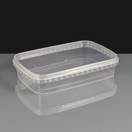 600ml Rectangular Tamperproof Container and Lids
