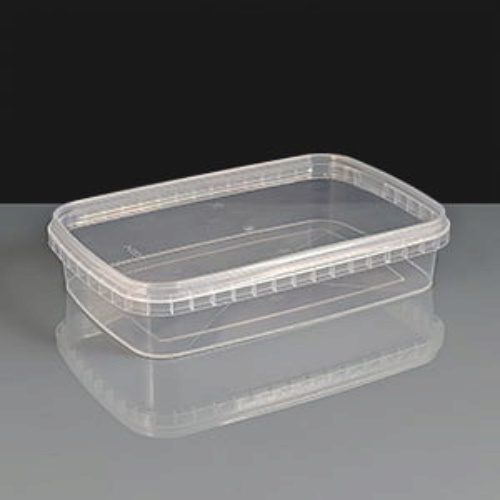 600ml Rectangular Tamperproof Container and Lids