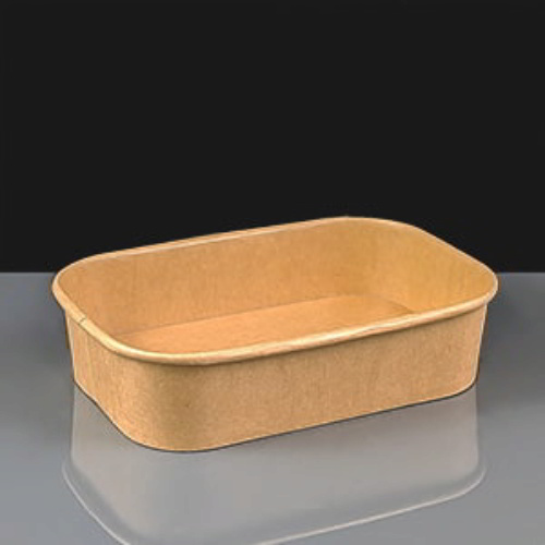 500cc Kraft Rectangular Salad Container / Box
