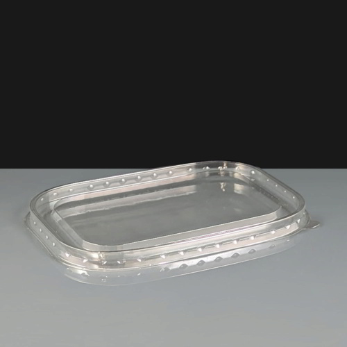 PET Lid for Kraft Rectangular Salad Bowls