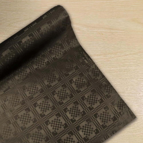 Black Damask Paper Banquet Roll - 1.2m x 25m