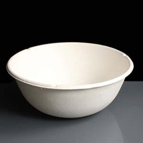 46oz Shallow Bagasse Coupe Bowl Optional Lid