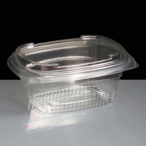 250cc Anson Fresco Clear Hinged Salad Containers