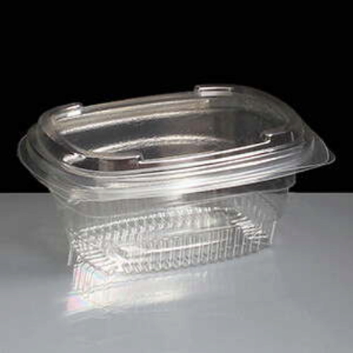 250cc Anson Fresco Clear Hinged Salad Containers